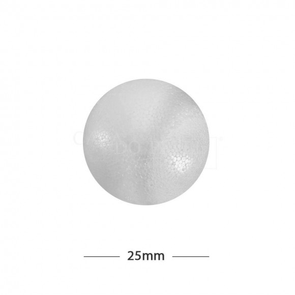 BOLA DE ISOPOR STYROFORM 025MM