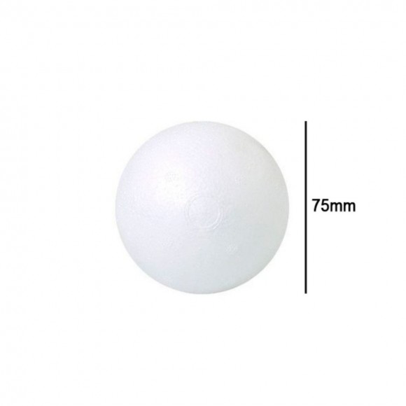 BOLA, DE, ISOPOR ,STYROFORM, 075MM