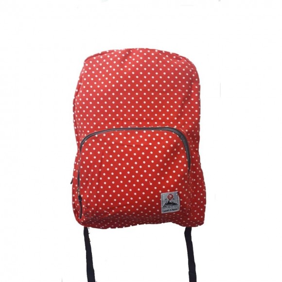 MOCHILA ESCOLAR REPUBLIC DE CANVAS TEEN 8331212 VERMELHO