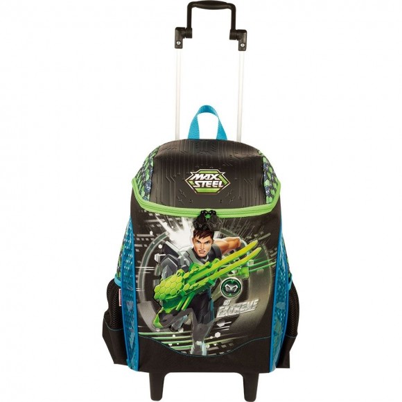 MOCHILA DE RODINHA SESTINI MAX STEEL G 19Y