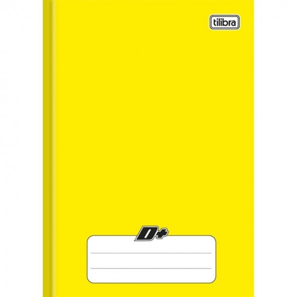 CADERNO BROCHURA 1/4 CD TILIBRA D+ AMARELO 96 FLS