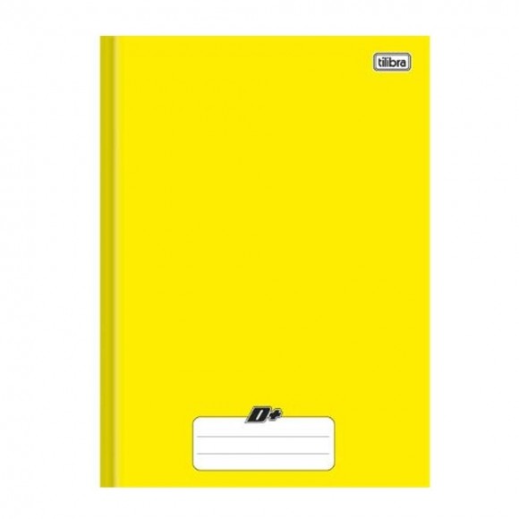 CADERNO BROCHURAO CD TILIBRA D+ AMARELO 48 FLS